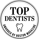 Top dentists award boston magazine logo